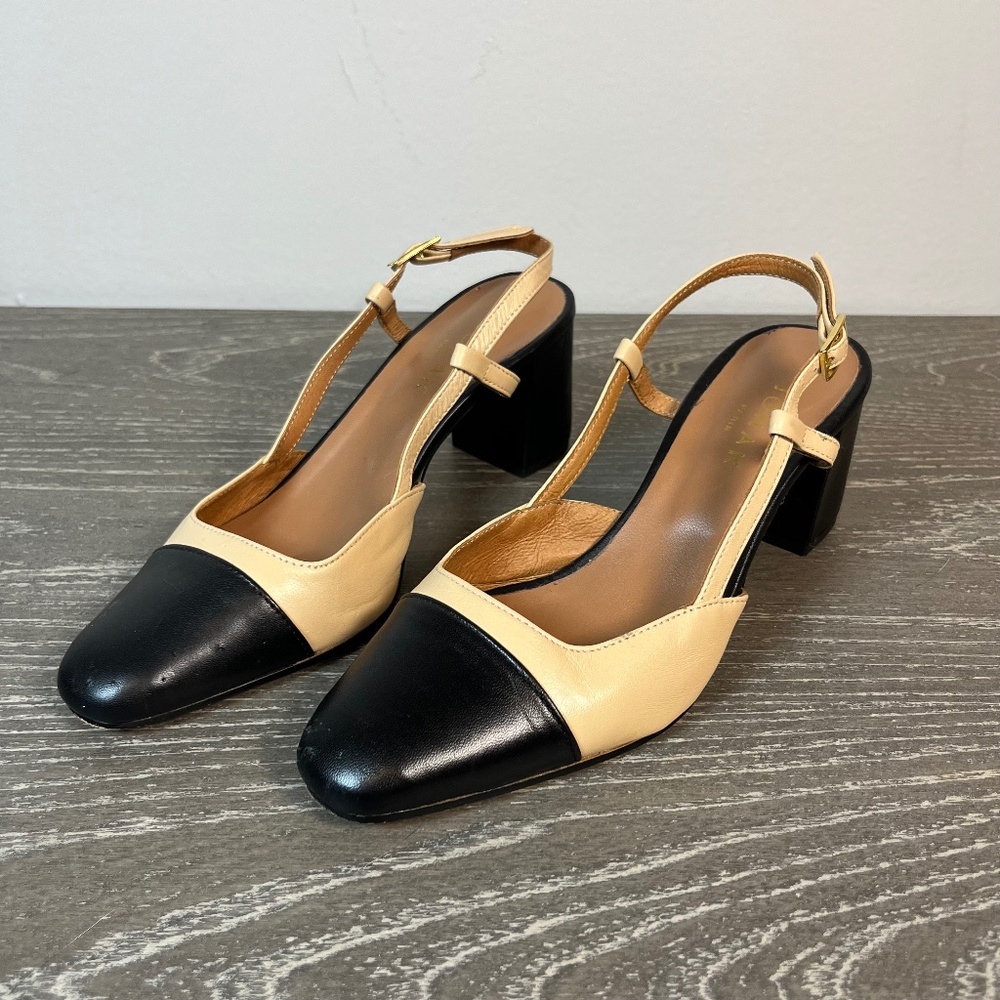 Jonak Slingback Leather shoes - heel 3” - US women’s size 6